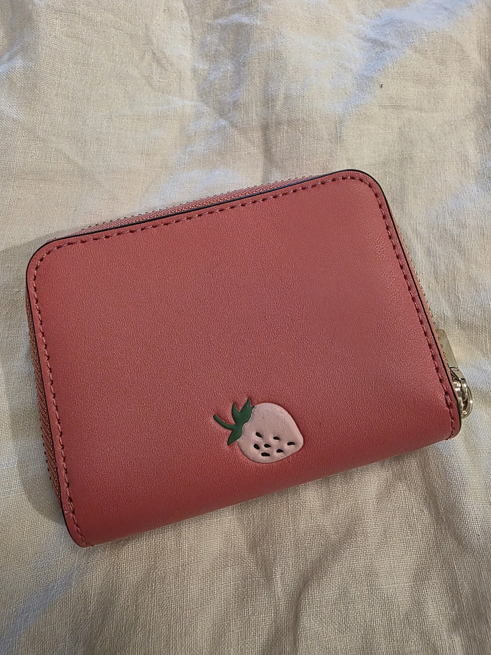 Kate Spade New York Pink Strawberry Compact Wallet